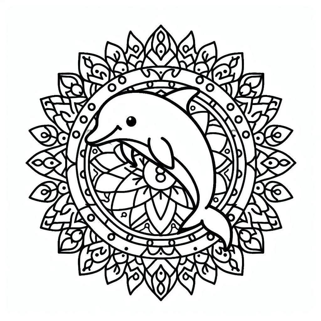 Mandalas Dauphin 9
